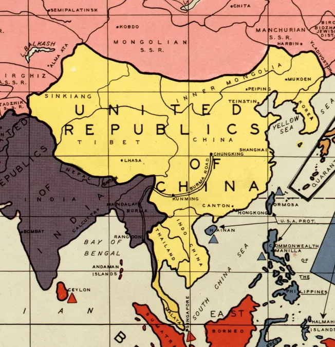 Nový světový řád mapa z roku 1942