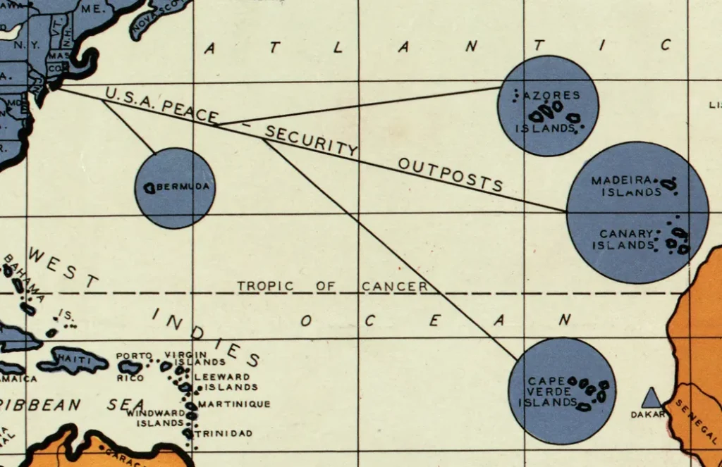 Nový světový řád mapa z roku 1942